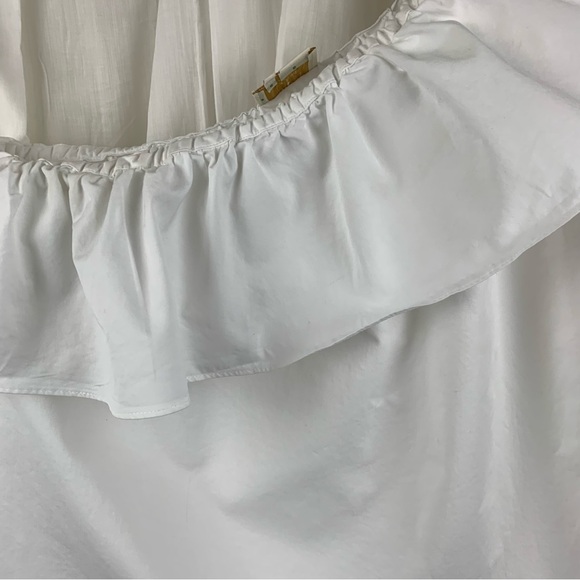 Kate Spade 100% Cotton Broome Street One Shoulder Top Size S - Picture 4 of 9